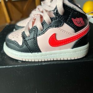 Nike Kids Pink and Red Sneakers